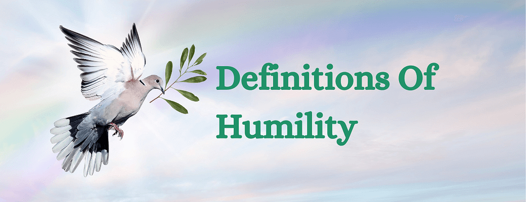 Definitions Of Humility
