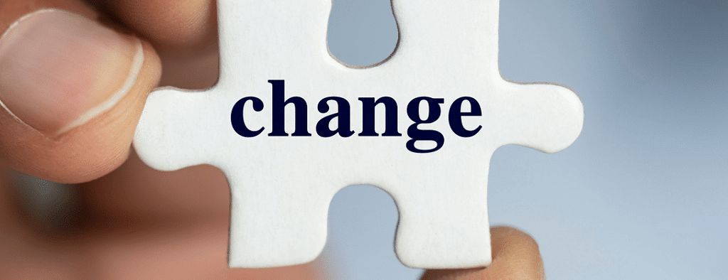 change is the missing piece